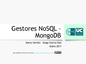 Gestores NoSQL - MongoDB